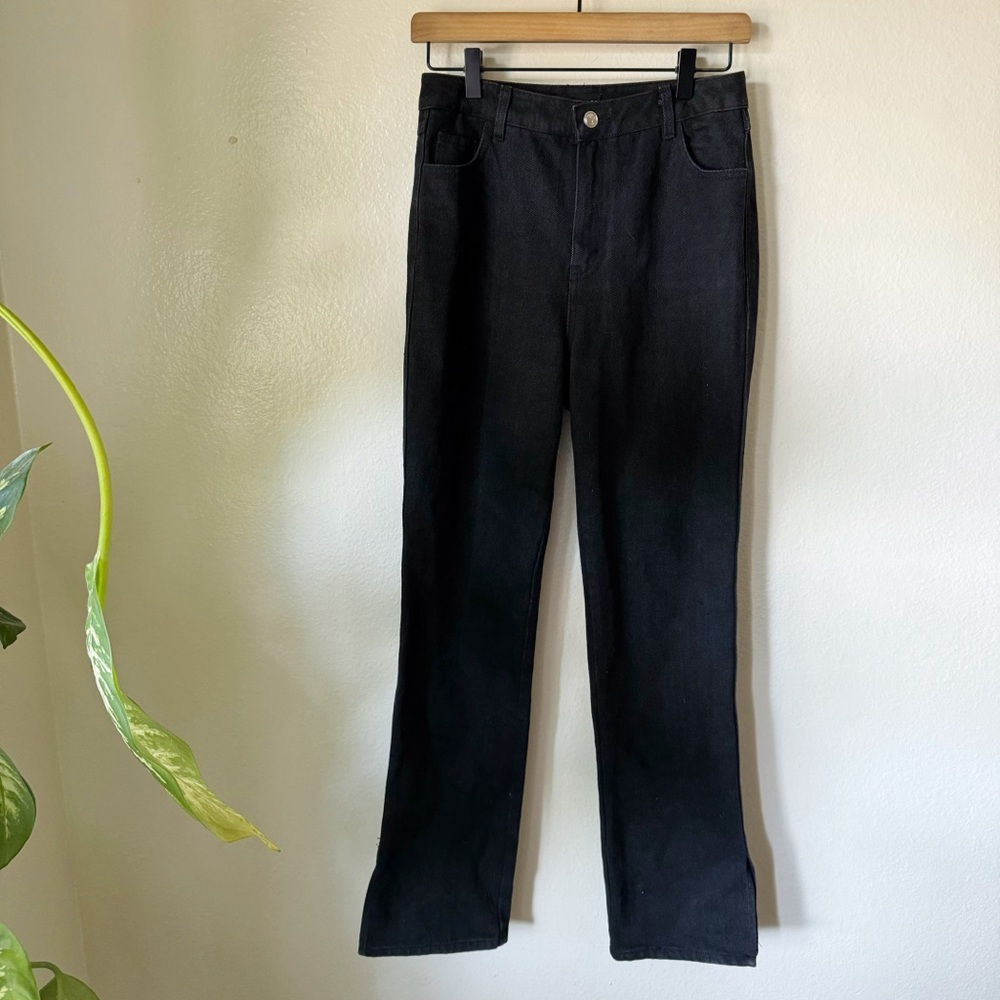 Dolls Kill | Current Mood Denim Split Hem Pants